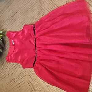 Red tulle dress size 5 Nannette kids